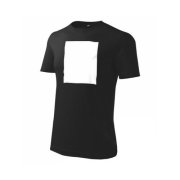 PATCHIRT - Bavlněné tričko vertikální - černé - S s potiskem