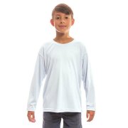 Dětské tričko bílé s dlouhým rukávem Solar - L - s potiskem