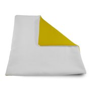 Povlak na polštář SOFT žlutý 32x32 cm s potiskem