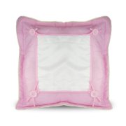 Povlak na polštář Super Quality růžový 40x40 cm s potiskem
