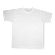 Pánské bílé tričko Cotton-Touch - S s potiskem