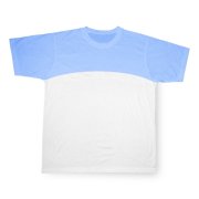 Tričko Sport Cotton-Touch světle modré - S - s potiskem