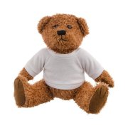 Plyšový hnědý medvídek s tričkem - malý s potiskem