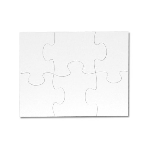 Puzzle A5 20x14 cm 6 dílků dětské s potiskem - 1