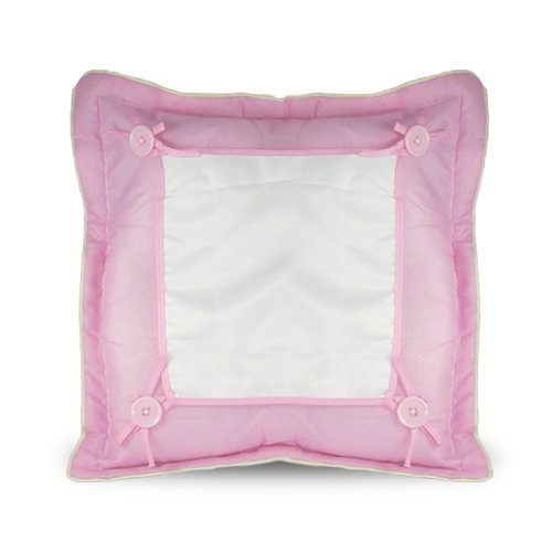 Povlak na polštář Super Quality růžový 40x40 cm s potiskem - 1
