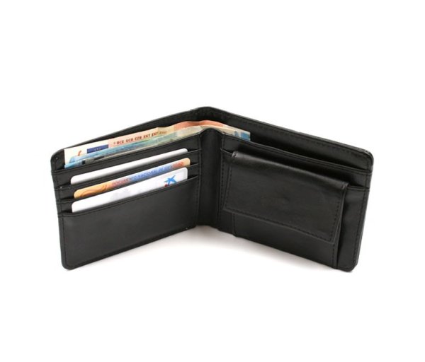 Luxusní pánská peněženka s kapsou na mince s potiskem - 2
