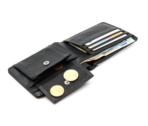 Luxusní pánská peněženka s kapsou na mince s potiskem - 4
