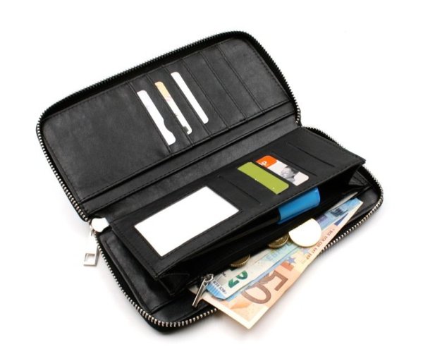 Luxusní peněženka na zip s potiskem - 5