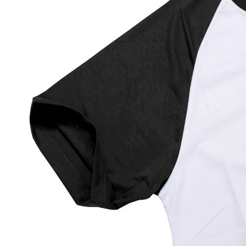 Pánské bílé tričko s černými rukávy JSubli Apparel - S - s potiskem - 2