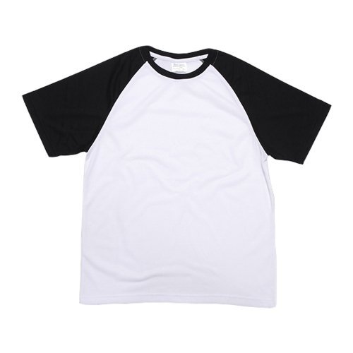 Pánské bílé tričko s černými rukávy JSubli Apparel - XL - s potiskem - 1