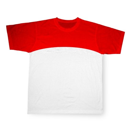 Tričko Sport Cotton-Touch červené - L - s potiskem - 1