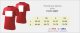 PATCHIRT - Bavlněné tričko horizontální - červené - M s potiskem - 2