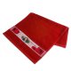 Bavlněný ručník 30x50 cm s polyesterovým rámečkem červený s potiskem - 2