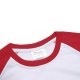 Pánské bílé tričko s červenými rukávy JSubli Apparel - M - s potiskem - 3