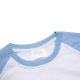 Pánské bílé tričko se světle modrými rukávy JSubli Apparel - S - s potiskem - 3