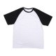 Pánské bílé tričko s černými rukávy JSubli Apparel - S - s potiskem - 1