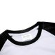Pánské bílé tričko s černými rukávy JSubli Apparel - S - s potiskem - 3